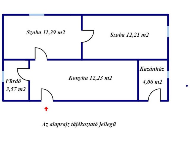 Eladó családi ház, Kétpón 26.9 M Ft, 1+1 szobás