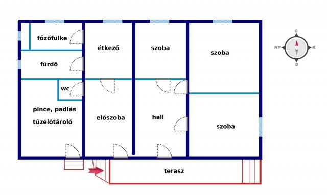 Eladó családi ház, Dalmandon 28.5 M Ft, 4 szobás