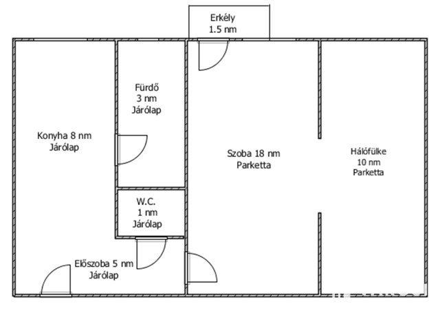 Eladó téglalakás, Salgótarjánban 18 M Ft, 2 szobás