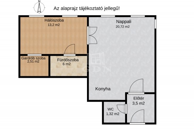 Eladó téglalakás, Budapesten, VIII. kerületben 51.3 M Ft