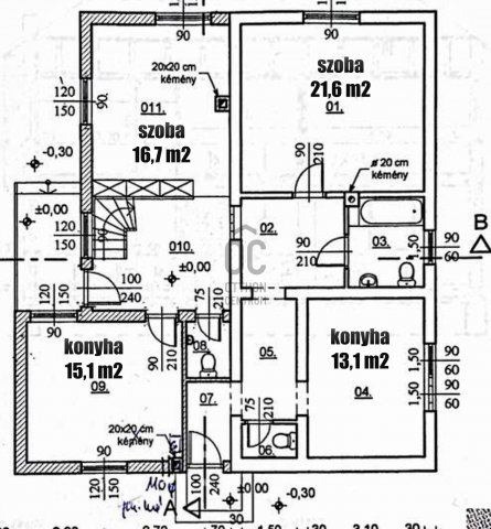 Eladó családi ház, Bicskén 89.9 M Ft, 6 szobás