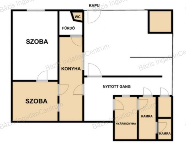 Eladó családi ház, Kiskunhalason 9.3 M Ft, 2 szobás