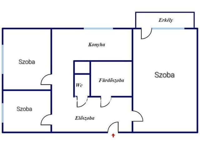 Eladó panellakás, Miskolcon 22.45 M Ft, 1+2 szobás