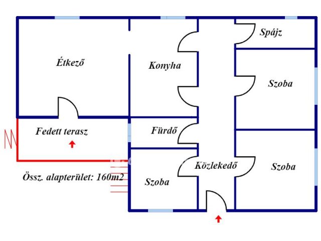 Eladó családi ház, Tiszakarádon, Engels Frigyes utcában 9 M Ft