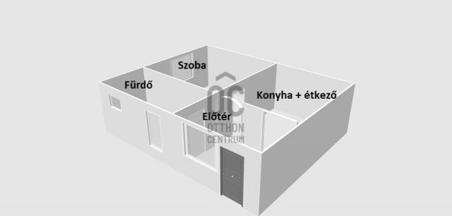 Eladó sorház, Pápán 12.9 M Ft, 1 szobás / költözzbe.hu