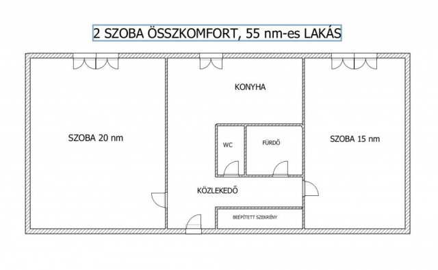 Eladó téglalakás, Szigetszentmiklóson 37.9 M Ft, 2 szobás