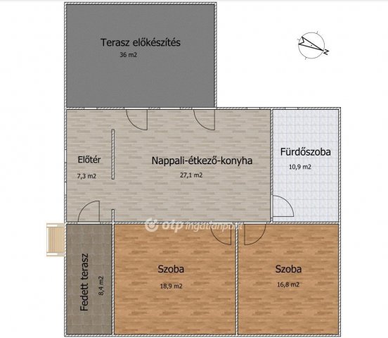 Eladó családi ház, Szalkszentmártonon 32 M Ft, 3 szobás