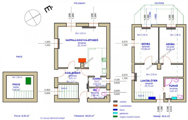 Eladó családi ház, Tiszafüreden 130 M Ft, 2+2 szobás
