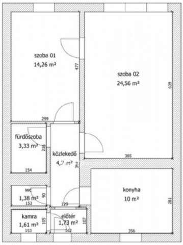 Eladó téglalakás, Mezőberényben 21.9 M Ft, 2 szobás