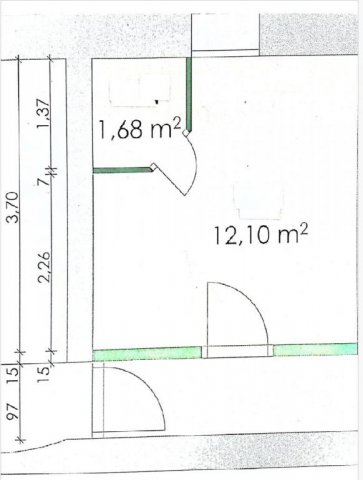 Eladó téglalakás, Budapesten, VI. kerületben 16.3 M Ft, 1 szobás