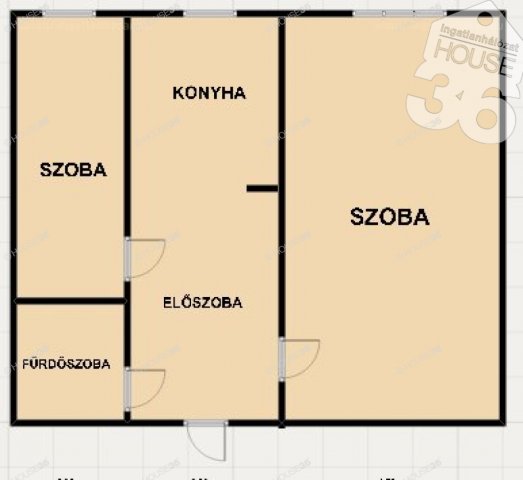 Eladó panellakás, Budapesten, IV. kerületben 37 M Ft, 2 szobás