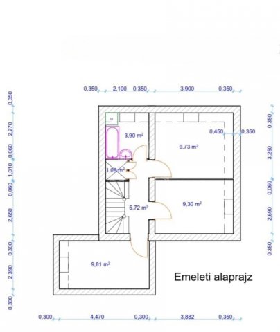 Eladó téglalakás, Zalaegerszegen 36.9 M Ft, 4 szobás