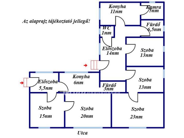 Eladó családi ház, Mezőkovácsházán 11 M Ft, 5 szobás