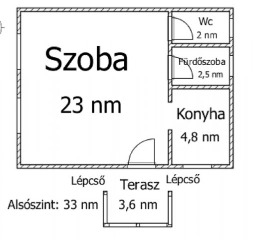 Eladó családi ház, Somlóvásárhelyen 19.9 M Ft, 1 szobás