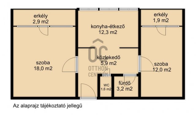 Eladó panellakás, Nagykanizsán 26 M Ft, 2 szobás