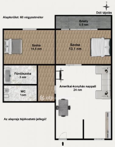 Eladó téglalakás, Budapesten, VIII. kerületben 84.9 M Ft