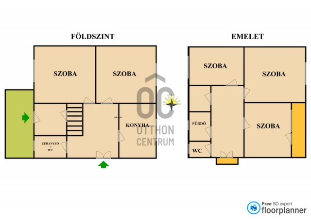 Eladó családi ház, Szombathelyen 53.9 M Ft, 5 szobás