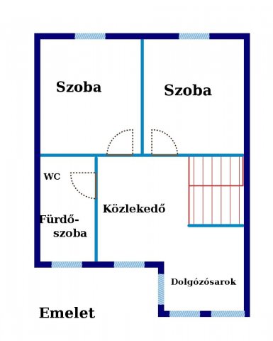 Eladó sorház, Budapesten, XVIII. kerületben, Kétújfalu utcában