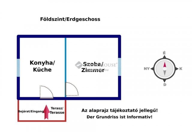 Eladó családi ház, Nagykanizsán 8.5 M Ft, 1 szobás