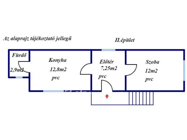 Eladó családi ház, Somoskőújfalun 12 M Ft, 2 szobás