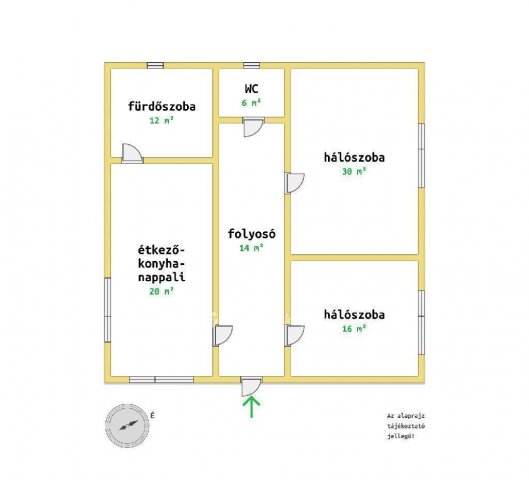Eladó családi ház, Zsámbokon 57.9 M Ft, 3 szobás