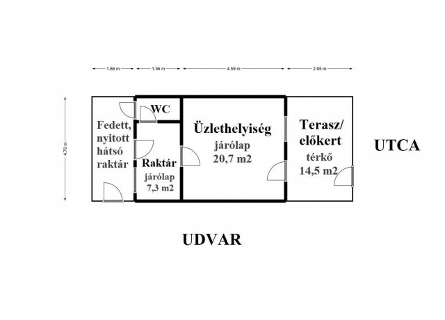 Kiadó üzlethelyiség, Miskolcon, Petneházy Dávid utcában