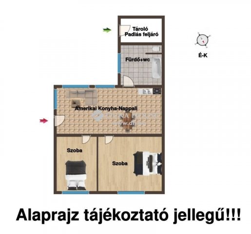 Eladó családi ház, Sülysápon 50.1 M Ft, 3 szobás