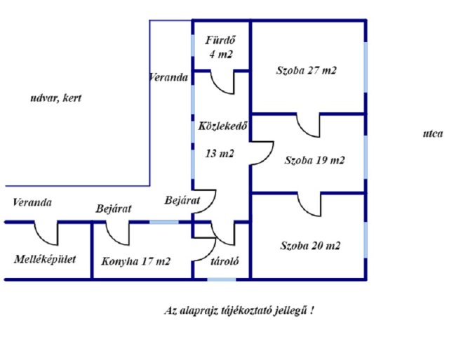 Eladó családi ház, Csányon 15.9 M Ft, 3 szobás