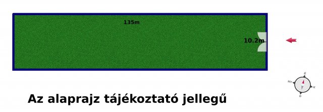 Eladó telek, Úrin 7.9 M Ft / költözzbe.hu