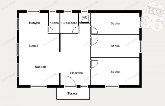 Eladó családi ház, Kocséren 35.49 M Ft, 4 szobás