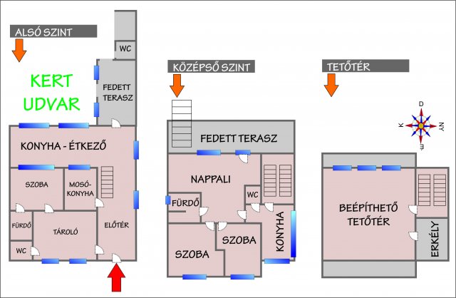 Eladó családi ház, Balatonföldváron, Dr. Korányi Frigyes utcában