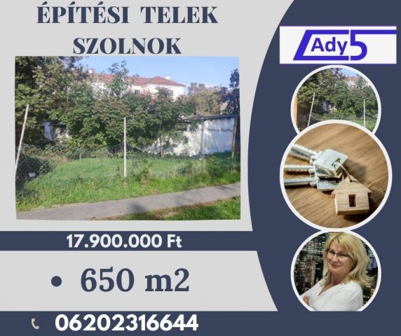 Eladó telek, Szolnokon 17.9 M Ft / költözzbe.hu