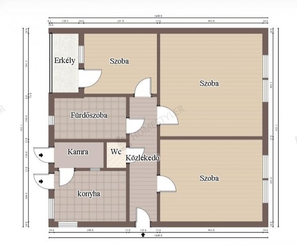 Eladó családi ház, Dunaújvárosban 42 M Ft, 3 szobás