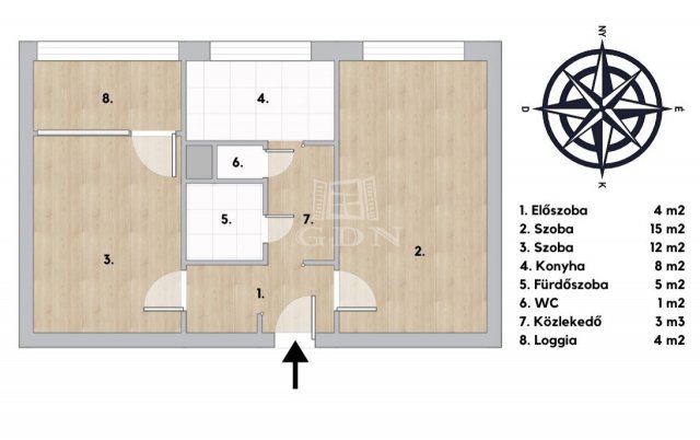 Eladó panellakás, Budapesten, XI. kerületben 66.9 M Ft, 2 szobás