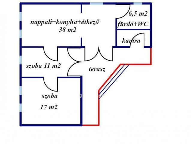 Eladó családi ház, Adácson 21.5 M Ft, 2+1 szobás