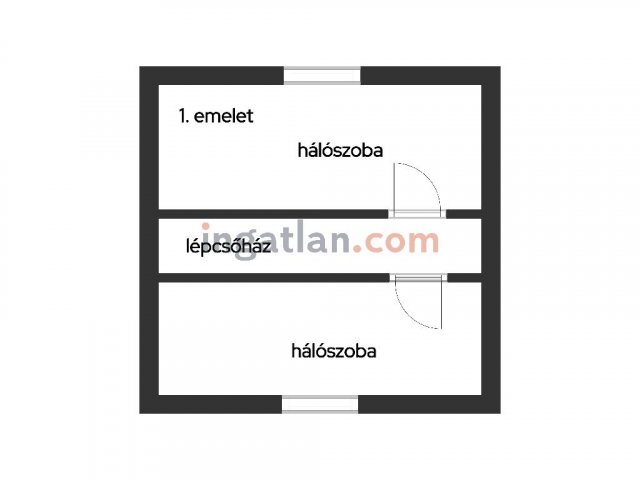 Eladó családi ház, Leányfaluban 75 M Ft, 1+2 szobás