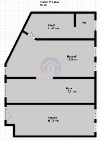 Eladó téglalakás, Sopronban 42.9 M Ft, 2 szobás