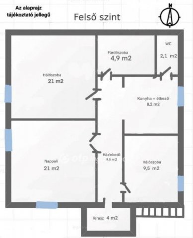 Eladó családi ház, Csömörön 84.9 M Ft, 5+1 szobás