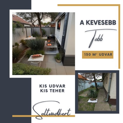 Eladó ikerház, Soltvadkerten 15.9 M Ft, 2 szobás
