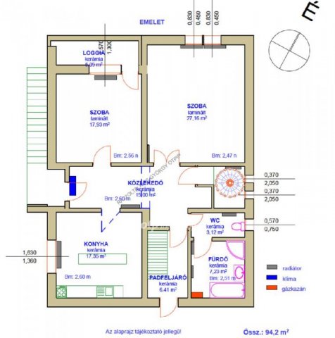 Eladó családi ház, Poroszlón 58 M Ft, 4 szobás