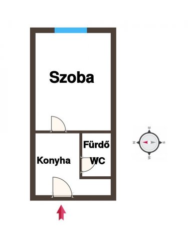 Eladó téglalakás, Kiskunfélegyházán 15.9 M Ft, 1 szobás