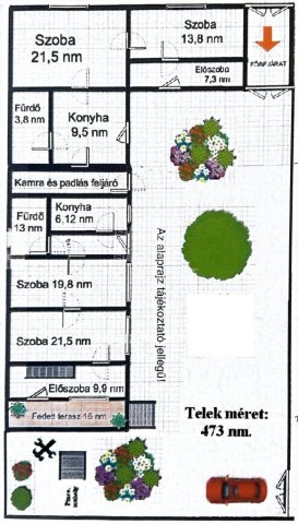 Eladó családi ház, Budapesten, XXII. kerületben 79.9 M Ft