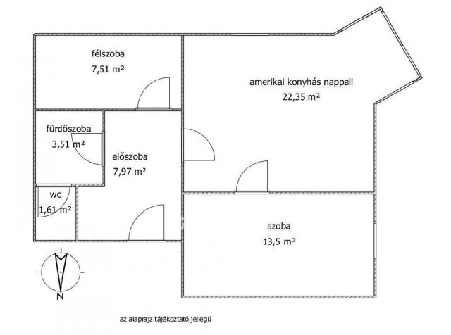 Eladó téglalakás, Komlón 21.9 M Ft, 2 szobás