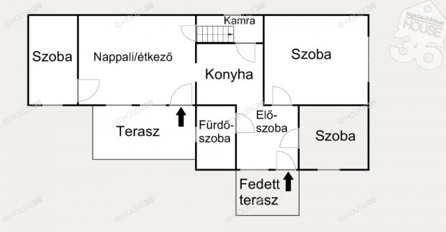 Eladó családi ház, Tiszaugon 24.9 M Ft, 3 szobás