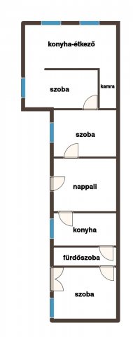 Eladó családi ház, Kölesden 12 M Ft, 4 szobás