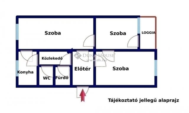 Eladó panellakás, Budapesten, III. kerületben 75 M Ft, 3 szobás