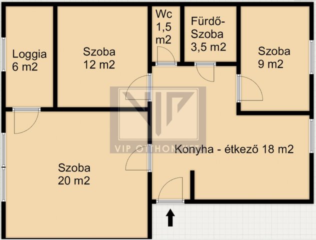 Eladó téglalakás, Nyíregyházán 34.9 M Ft, 3 szobás