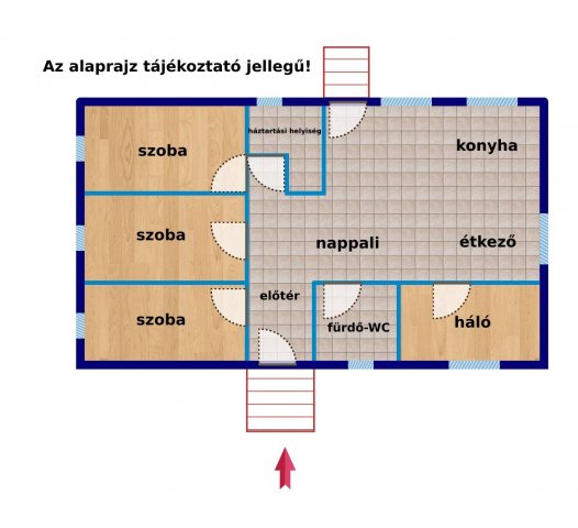 Eladó családi ház, Kecskeméten 54.99 M Ft, 4 szobás