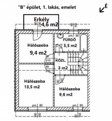 Eladó téglalakás, Budapesten, XIX. kerületben 87.9 M Ft