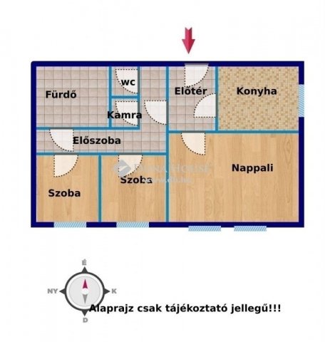 Eladó panellakás, Budapesten, XXI. kerületben 49 M Ft, 3 szobás